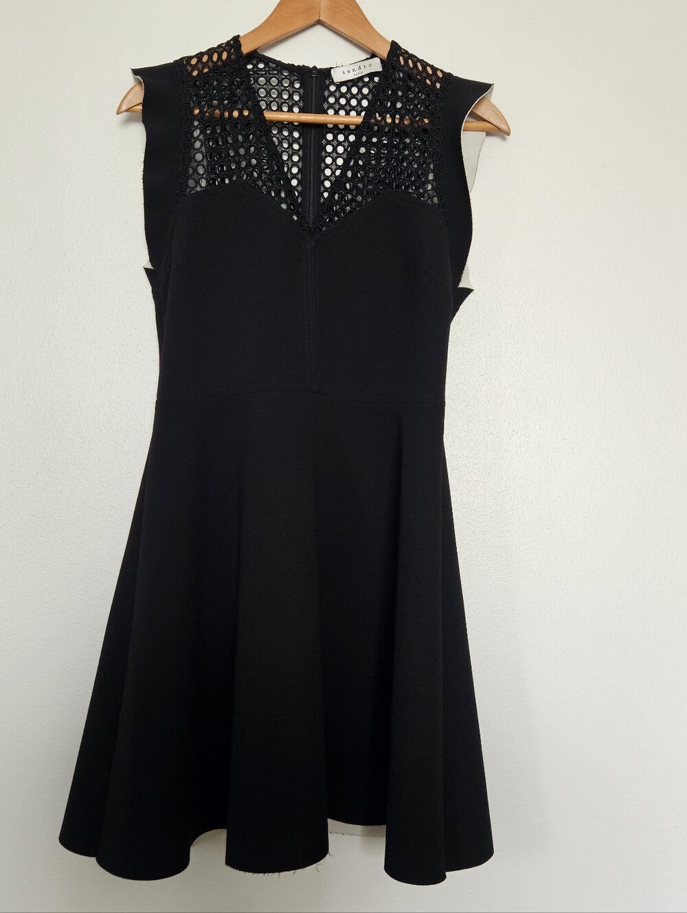 Sandro Mini Black Dress 3